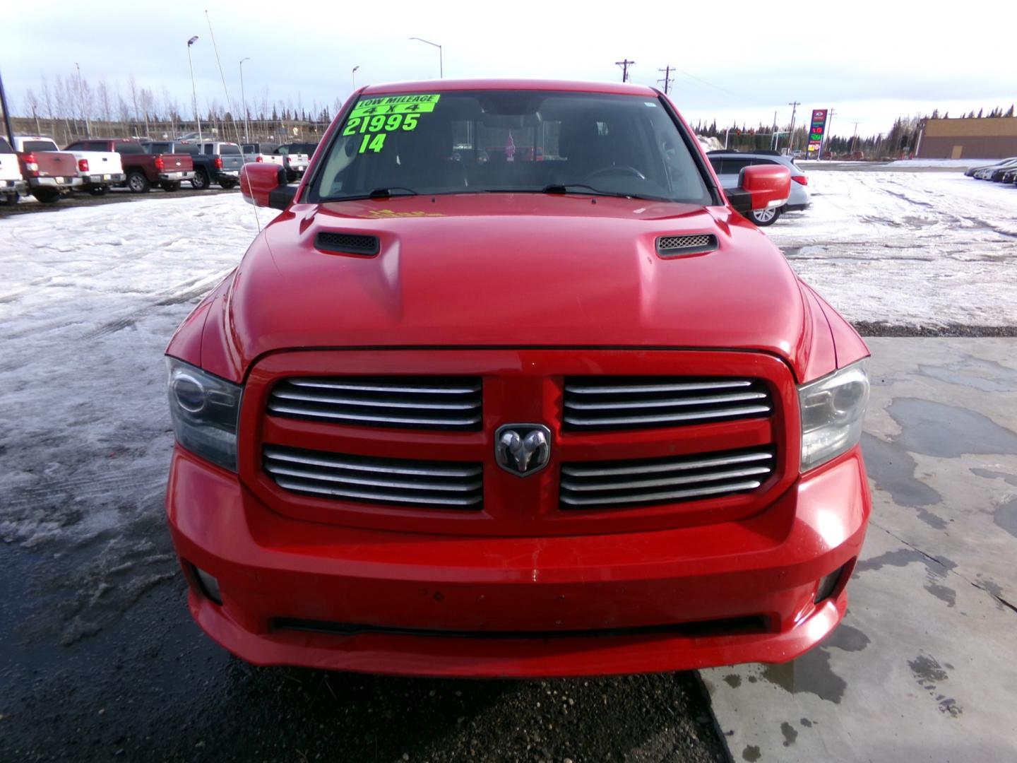 2014 Red /Black Dodge 1500 Sport (1C6RR7HT8ES) with an 5.7L V8 OHV 16V HEMI engine, 6-Speed Automatic transmission, located at 2630 Philips Field Rd., Fairbanks, AK, 99709, (907) 458-0593, 64.848068, -147.780609 - Photo#1